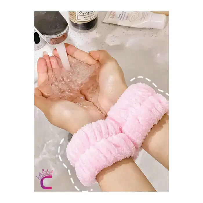 16lı Soft Siyah Havlu Saç Bandı Toka ve Bileklik Makyaj Uygulama Seti- Kadın Cilt Bakımı Saç Tokası