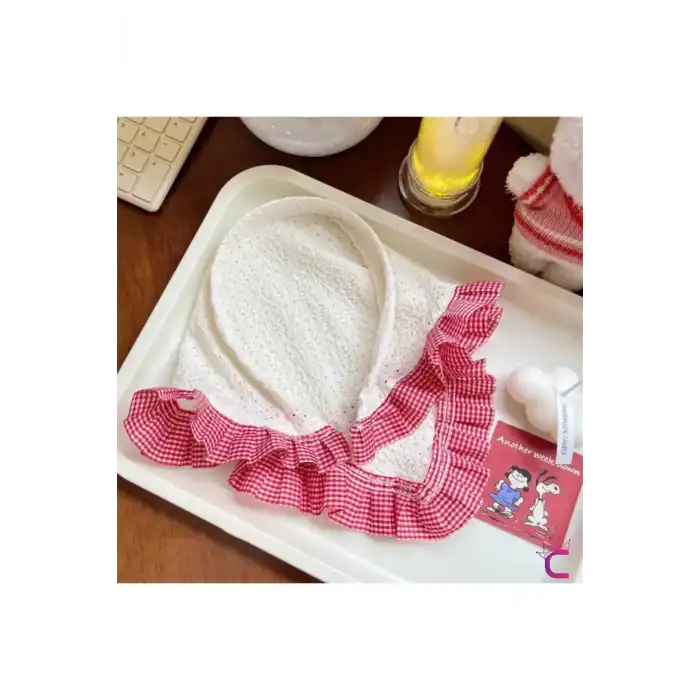 Kız Çocuk Genç Kadın Bohem Kirazlı Pötikareli Taç Saç Bandı Toka - Desenli Saç Bandanası Eşarp Taç