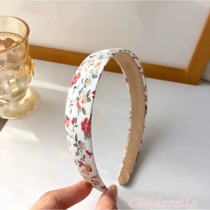 Kadın Hafif Esnek Taç Saç Bandı - Çiçekli Kız Tacı Model-9