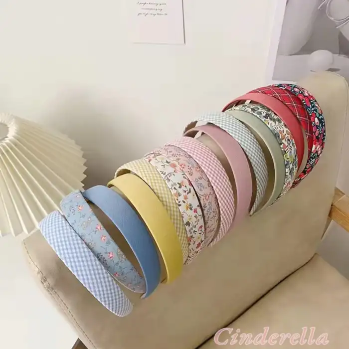 Kadın Hafif Esnek Taç Saç Bandı Kırmızı Model-4