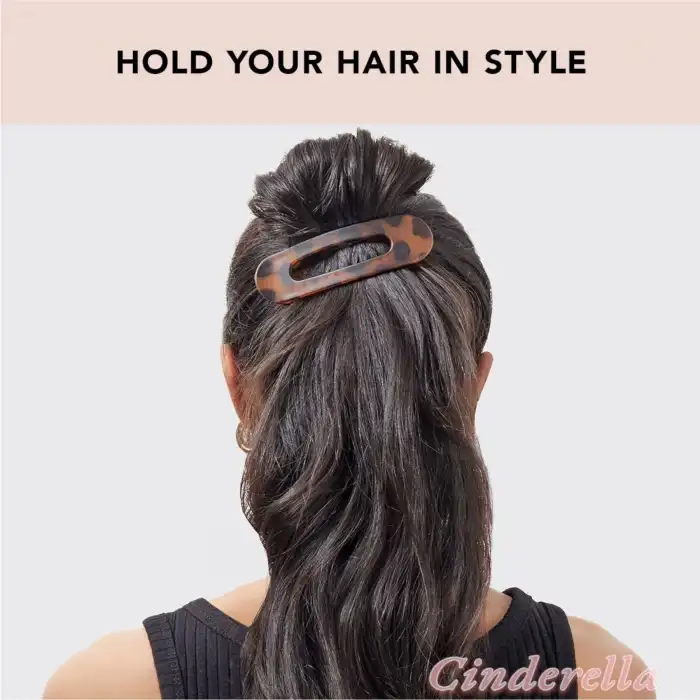 Modern Leopar Desenli Kadın Timsah Model Büyük Pens Saç Tokası - Güçlü Sıkı Tutan Topuz Toka