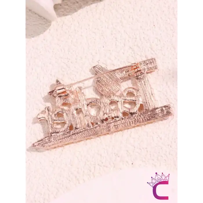 Öğretmen Teacher Tasarım Broş - Hediyelik Öğretmenler Günü Ceket Yaka İğnesi Broşu