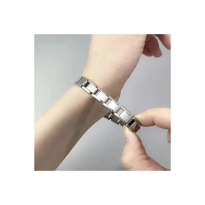 Paslanmaz Çelik İtalyan Charm Bileklik 18cm - Unisex Charmlı Bileklik