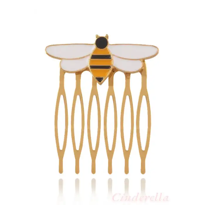 Queen Bee Mucizesi Sevimli Karikatür Arı Saç Tokası - Arı Model Anime Kız Toka