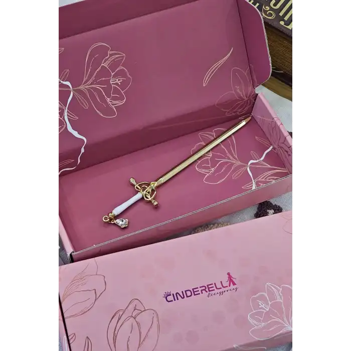 Sevgiliye Özel Hediyelik Kılıç Topuz Tokası - Arkadaşa Doğum Günü 14 Şubat Sevgililer Günü Hediyesi