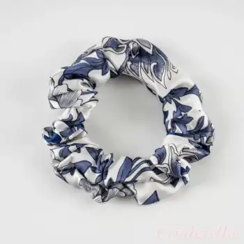 %100 Mulberry Saf İpek Saç Tokası 3.5cm - Saçı Acıtmayan Yumuşak Scrunchie Saç Lastiği Toka Model-6