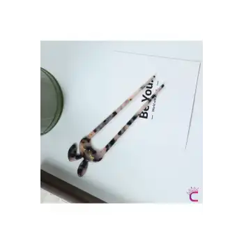 Sevimli Tavşan Kulaklı Kaplumbağa Sırtı Akrilik Kız Çocuk Saç Topuz Tokası - Kadın Saç Topuz Çubuğu