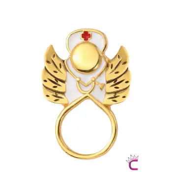 Hemşire Sağlıkçı Doktor Pin Broş - Takı Aksesuar Charm Çanta Ceket Yaka İğnesi Rozeti Meslek Broşu