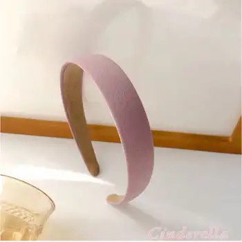 Kadın Hafif Esnek Taç Saç Bandı Pembe Model-1