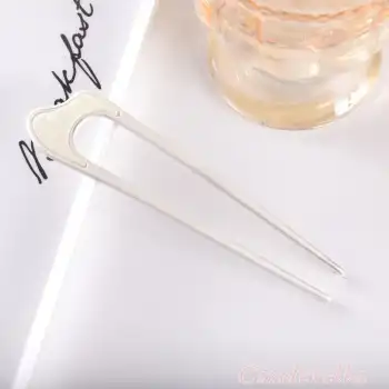 Kıvrımlı Metal Topuz Tokası Model-6 - Çubuk Saç Tokası - Saç Çubuğu