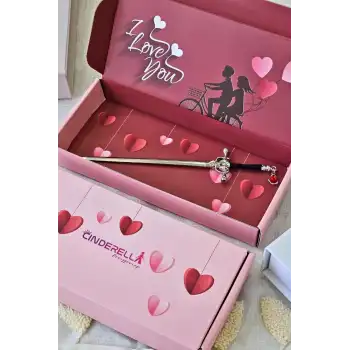 Sevgiliye Özel Kutulu Hediyelik Kılıç Topuz Tokası - Kız Arkadaşa 14 Şubat Sevgililer Günü Hediyesi