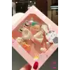 10lu Özel Tasarım Hediyelik Kutulu Bebek Toka Seti - Kız Çocuk Lastikli Çıtçıt Pens Saç Tokası