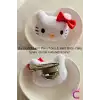 11li Hediyelik Kutulu Hello Kitty Toka Seti Kırmızı- Kız Çocuk Bebek Saç Tokası Doğum Günü Hediyesi
