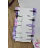 14lü Pembe & Lila Tonlu Kız Çocuk Toka Seti - Renkli Karışık Figür Pens Klipsli Çıtçıtlı Saç Tokası