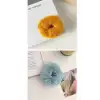 2li Peluş Yumuşak Tüylü Renkli Simit Toka Peluş Scrunchie Lastikli Saç Tokası Renk-3