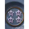 4lü Simli Açık Pembe Yıldız Çıt Çıt Toka Seti - Yıldızlı Çıtçıt Toka - Y2k Star Yıldız Çıtçıtlı Toka