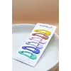 6lı Mat Soft Renkli Klasik Model Çıtçıt Toka Seti - Kız Çocuk Çıtçıtlı Yan Saç Tokası