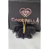 2li Şık Siyah Tül Kanatlı Gold Detaylı Kelebek Toka Seti 5cm - Kelebekli Toka Pens Klips Saç Tokası