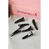 6lı Siyah Mini Plastik Pens Toka Seti 3.5cm - Makyaj Kuaför Maşa Fön Dalga Klipsli Saç Tutucu