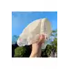 Kadın Beyaz Dantelli Tül Taç Bandana Vintage Saç Bandı Toka - Japon Kore Üçgen Taçlı Saç Bandanası