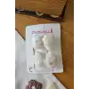 Işıltılı Pullu Pofuduk Bebek Çocuk Fiyonk Toka Seti 5cm- Yumuşak Astarlı Klipsli Pens Yan Saç Tokası