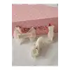 Işıltılı Pullu Pofuduk Bebek Çocuk Fiyonk Toka Seti 5cm- Yumuşak Astarlı Klipsli Pens Yan Saç Tokası