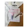 2li Soft Pembe Makas Tasarım Eğlenceli Pens Toka 8cm - Hediyelik Y2k Gotik Klipsli Yan Saç Tokası