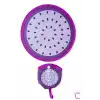 Pitaya Desenli Katlanabilir Yuvarlak Yelpaze Çıtçıt Çantalı Taşınabilir Mini Kore El Yelpazesi 20cm