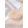 Deniz Kabuğu Model Orta Boy Asetat Mandal Toka 6.5cm - Trend Kadın Mandallı Saç Topuz Tokası Model-4