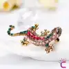 Lizzard Tasarım Kertenle Broş - Hediyelik Arkadaşa Kadın Aksesuar Çanta Elbise Ceket Yaka İğnesi