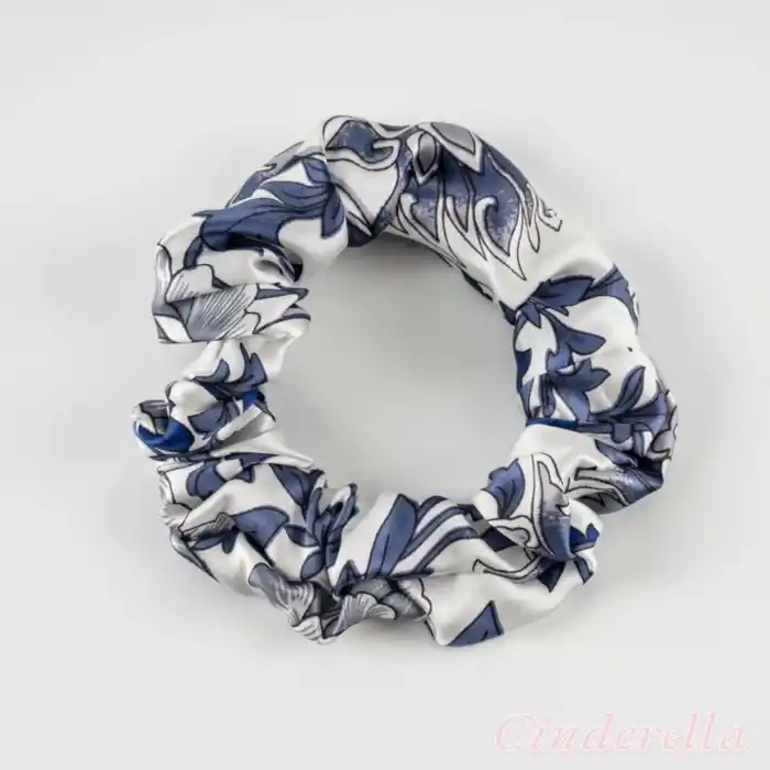 %100 Mulberry Saf İpek Saç Tokası 3.5cm - Saçı Acıtmayan Yumuşak Scrunchie Saç Lastiği Toka Model-6