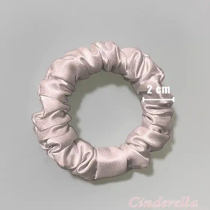 %100 Saf Dut İpek Kadın Scrunchie Saç Tokası Lila - Yumuşak Rahat Uyku için Simit Lastikli Toka