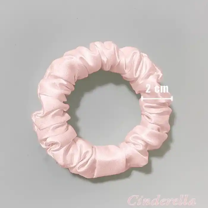 %100 Saf Dut İpek Kadın Scrunchie Saç Tokası Pembe - Yumuşak Rahat Uyku için Simit Lastikli Toka