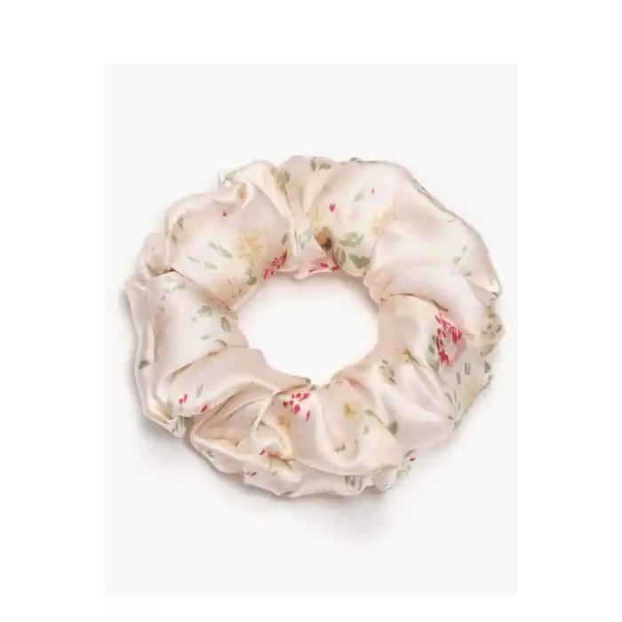 %100 Saf Dut İpek Kadın Scrunchie Saç Tokası - Yumuşak Rahat Uyku için Simit Lastikli Toka Model-1