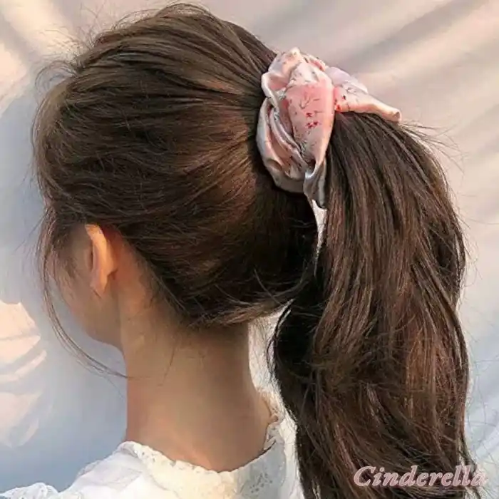 %100 Saf Dut İpek Kadın Scrunchie Saç Tokası - Yumuşak Rahat Uyku için Simit Lastikli Toka Model-1