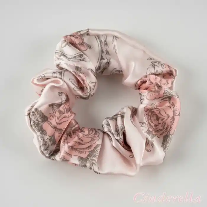 %100 Saf İpek Kadın Scrunchie Saç Tokası 3.5cm - Yumuşak Rahat Uyku için Simit Lastik Toka Model-5