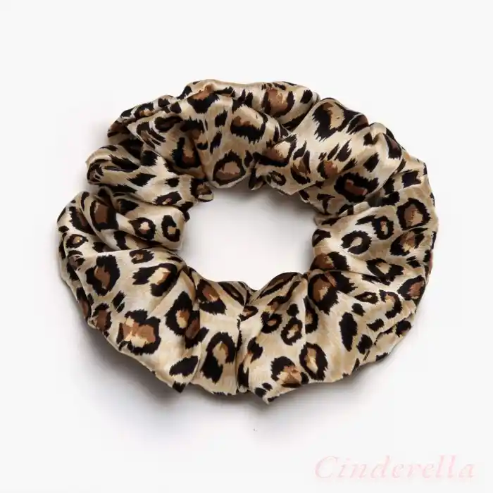 %100 Saf İpek Kadın Scrunchie Saç Tokası 3.5cm - Yumuşak Rahat Uyku için Simit Lastikli Toka Model-4