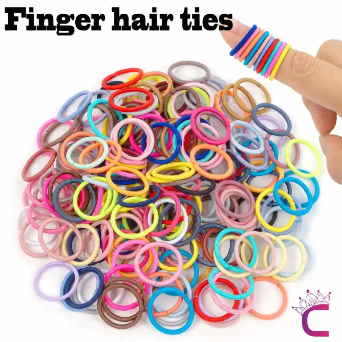 100lü Yumuşak Acıtmaz Bebek Renkli Lastik Toka Seti - Dayanıklı Kız Çocuk Lastikli Saç Tokası