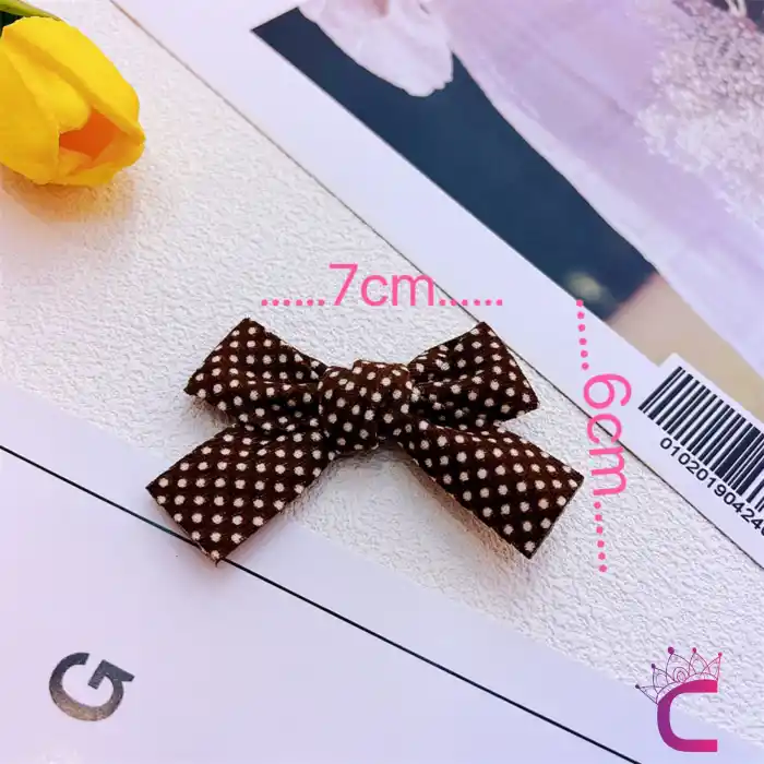 2li Soft Bej Kahve Tonlu Kız Çocuk Fiyonk Toka Seti - Tarz Fiyonklu Kurdele Pens Bebek Saç Tokası