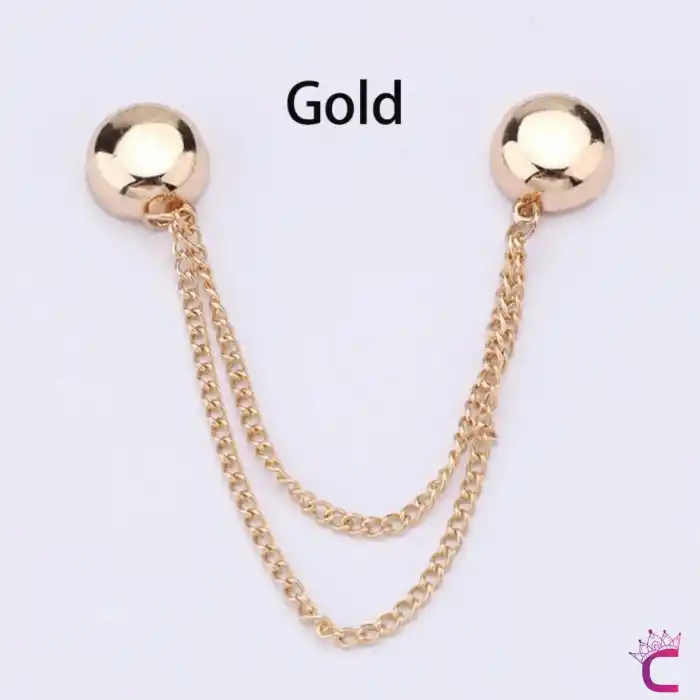 4lü Mıknatıslı Pantolon Paça Kısaltma Klipsi Gold - Etek Tişört Beli Uzunluk Daraltma Aparatı Broş