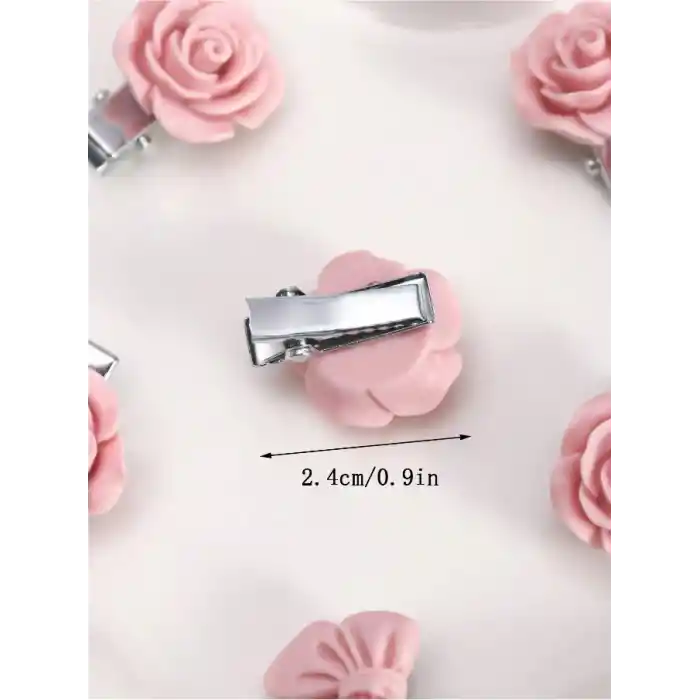 5li Kalpli Küçük Pens Toka Seti - Kadın ve Çocuk Saç Aksesuarı Süsü Süsleme Klips Toka