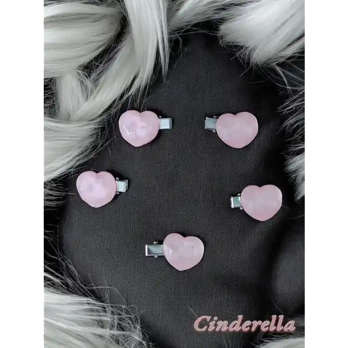 5li Kalpli Küçük Pens Toka Seti - Kadın ve Çocuk Saç Aksesuarı Süsü Süsleme Klips Toka