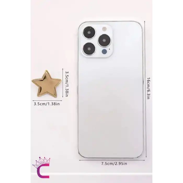 6lı Parlak PU Deri Yıldız Pens Saç Tokası Seti Pembe - Renkli Yıldızlı Toka Çocuk Saç Süsü Aksesuar