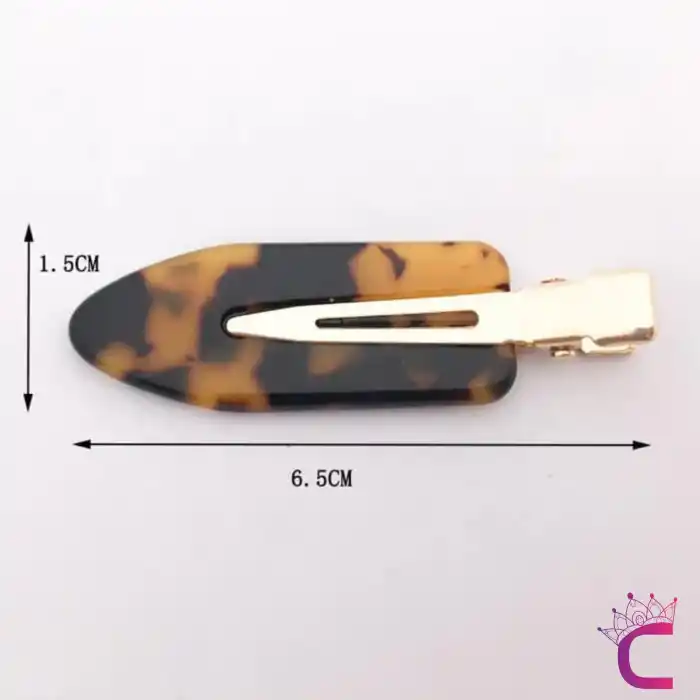 Asetat İz Yapmayan 2li Saç Makyaj Cilt Bakımı Klips Toka Seti - Kadın Kuaför Pens Saç Tokası Renk-1