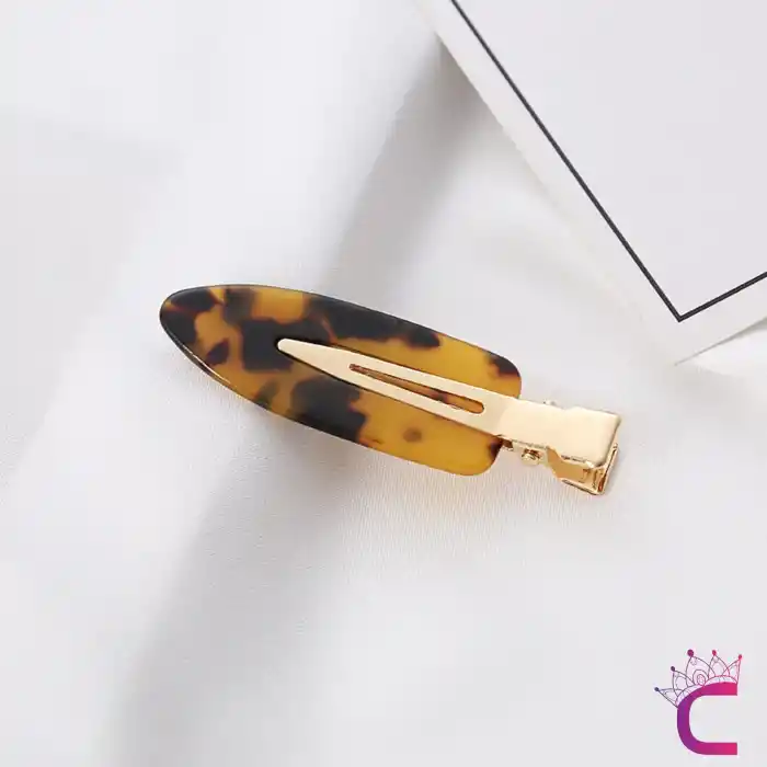 Asetat İz Yapmayan 2li Saç Makyaj Cilt Bakımı Klips Toka Seti - Kadın Kuaför Pens Saç Tokası Renk-2