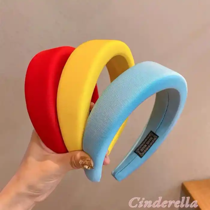 Handmade Yumuşak Dolgulu Esnek Kadın Taç - Kırmızı Saç Tacı