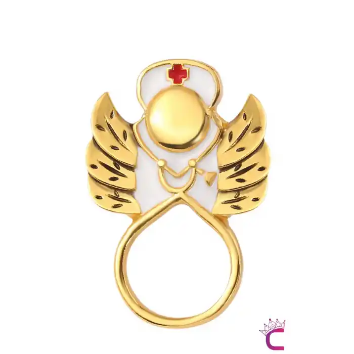 Hemşire Sağlıkçı Doktor Pin Broş - Takı Aksesuar Charm Çanta Ceket Yaka İğnesi Rozeti Meslek Broşu