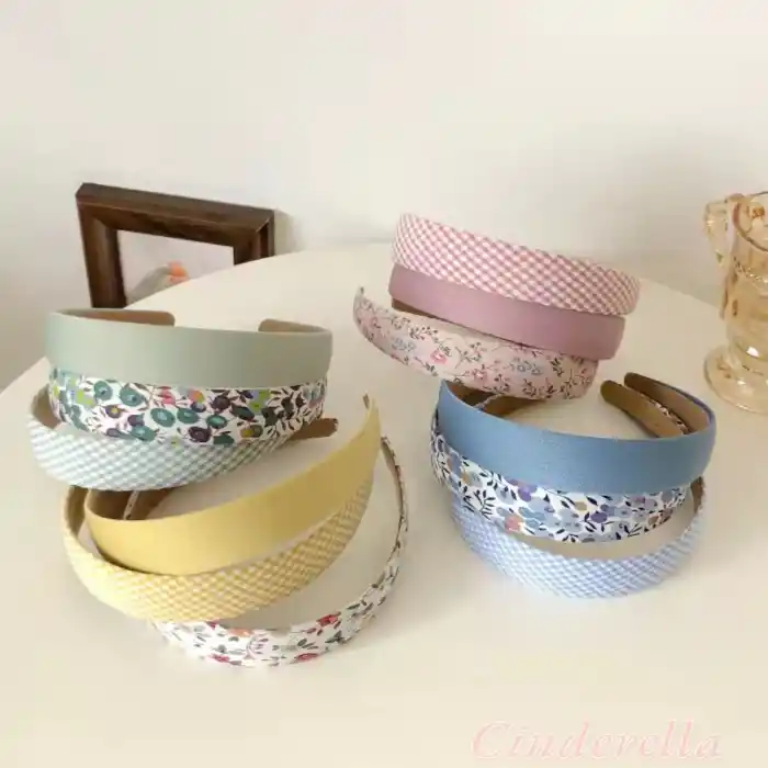 Kadın Hafif Esnek Taç Saç Bandı - Çiçekli Kız Tacı Model-9