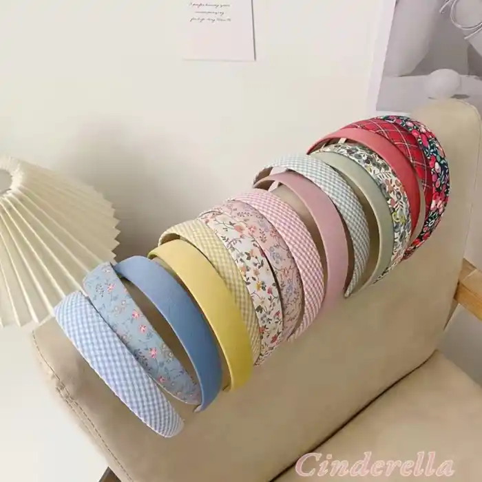 Kadın Hafif Esnek Taç Saç Bandı Kırmızı Model-5