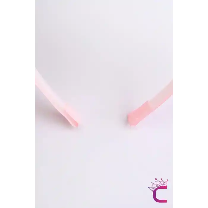 Kız Çocuk Sevimli Fiyonklu Unicorn Taç Pembe - Kurdele Çocuk Taç Saç Bandı Toka Prenses Tacı